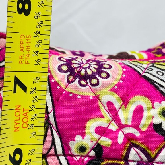 Vera Bradley Floral Quilted Crossbody Bag With Adjustable Strap Paisley Pattern - Picture 15 of 16